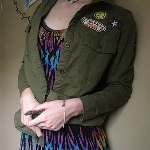 army green jacket